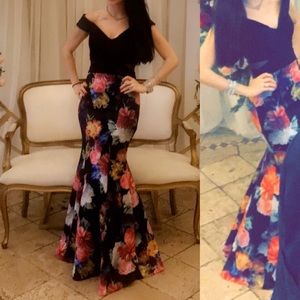 Floral evening gown/dress